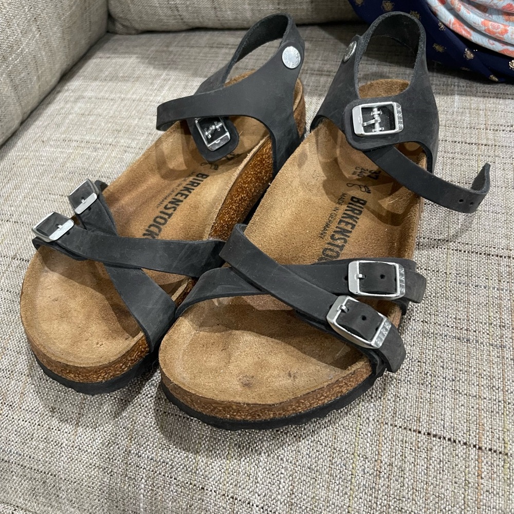 Birkenstock Black Multi-Strap Sandals Kumba style Black color